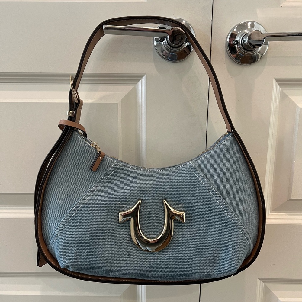True Religion Blue Jean Purse